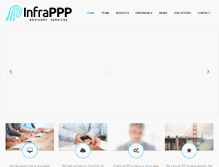 Tablet Screenshot of infrapppadvisory.com